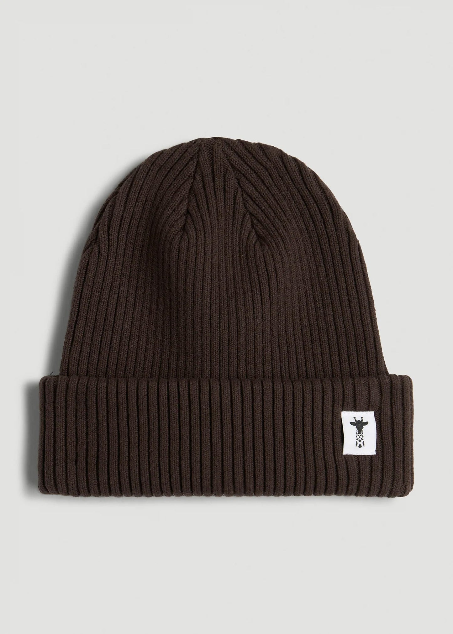 American Tall Men Cotton Beanie in Espresso