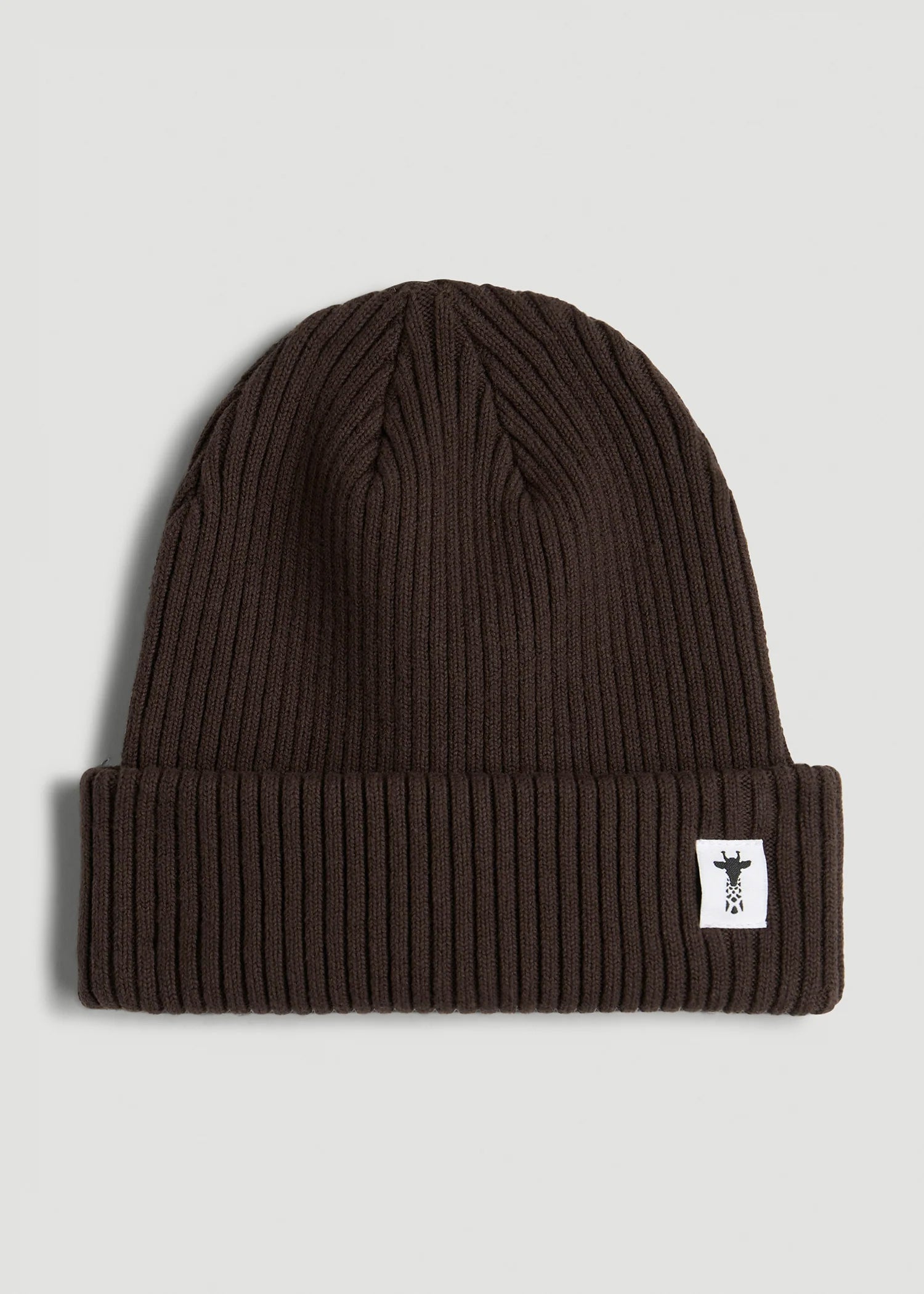 American Tall Men Cotton Beanie in Espresso
