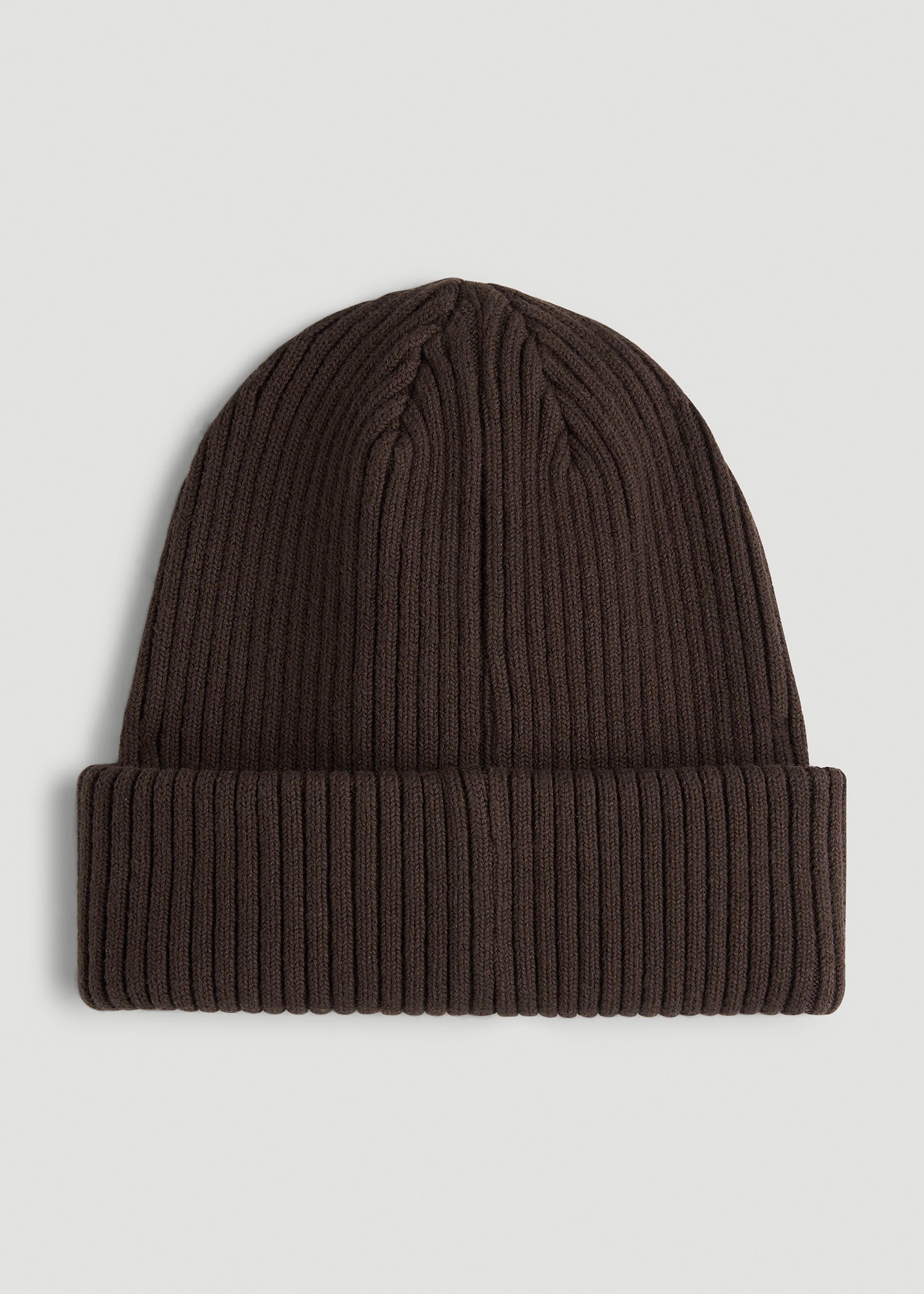 American Tall Men Cotton Beanie in Espresso