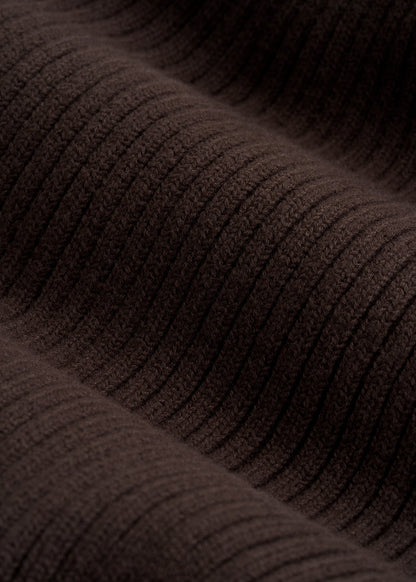 American Tall Men Cotton Beanie in Espresso