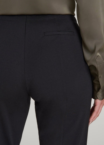 American Tall Women Freedom Flex Straight Leg Dress Pants for Tall Women in Black