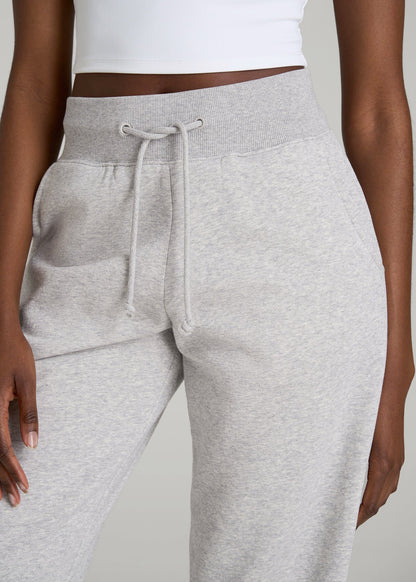 American Tall Women A.T. Basics Athletic Joggers for Tall Women in Grey Mix