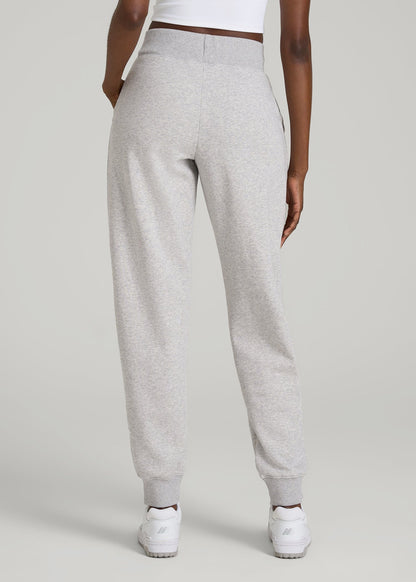 American Tall Women A.T. Basics Athletic Joggers for Tall Women in Grey Mix