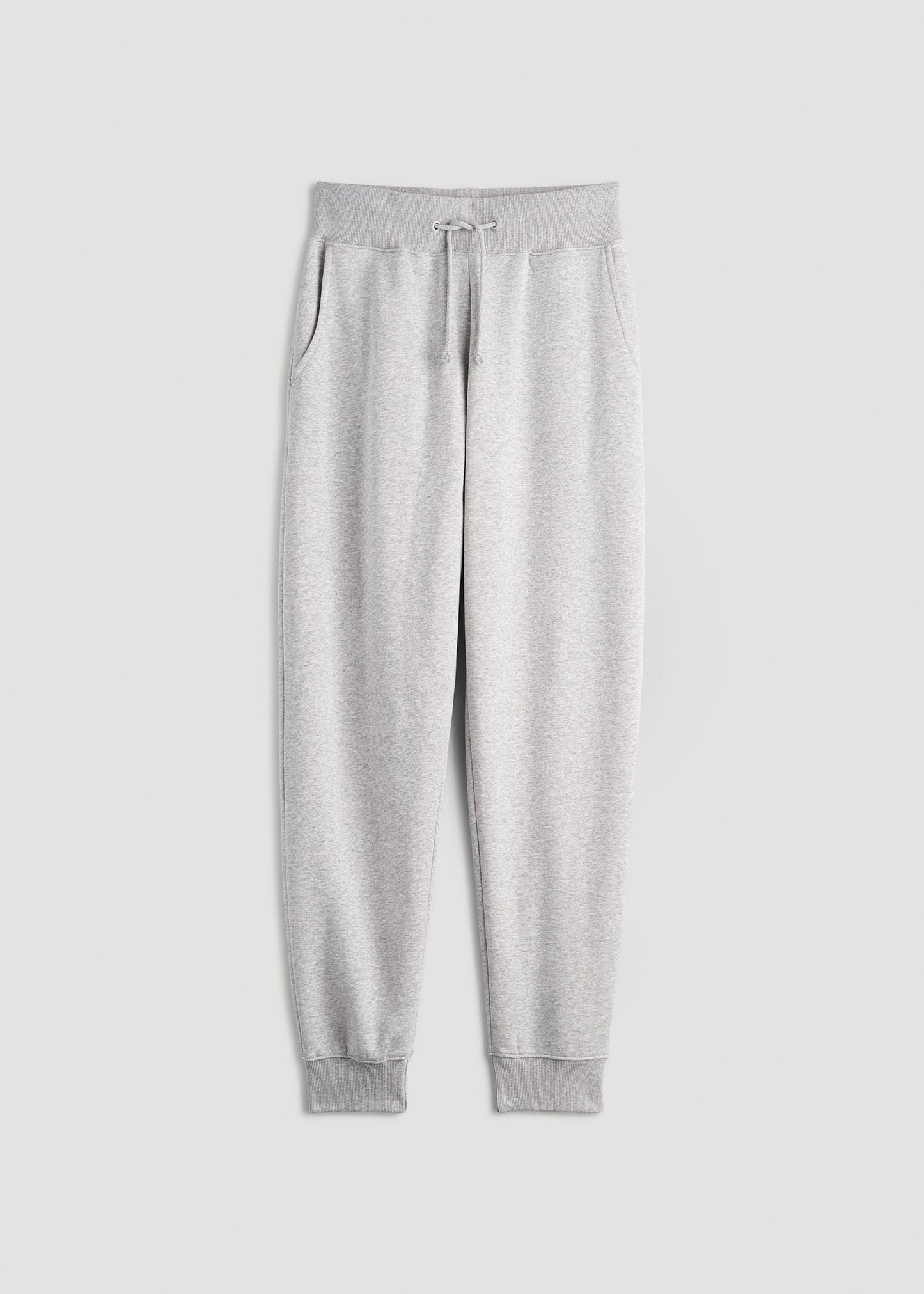 American Tall Women A.T. Basics Athletic Joggers for Tall Women in Grey Mix