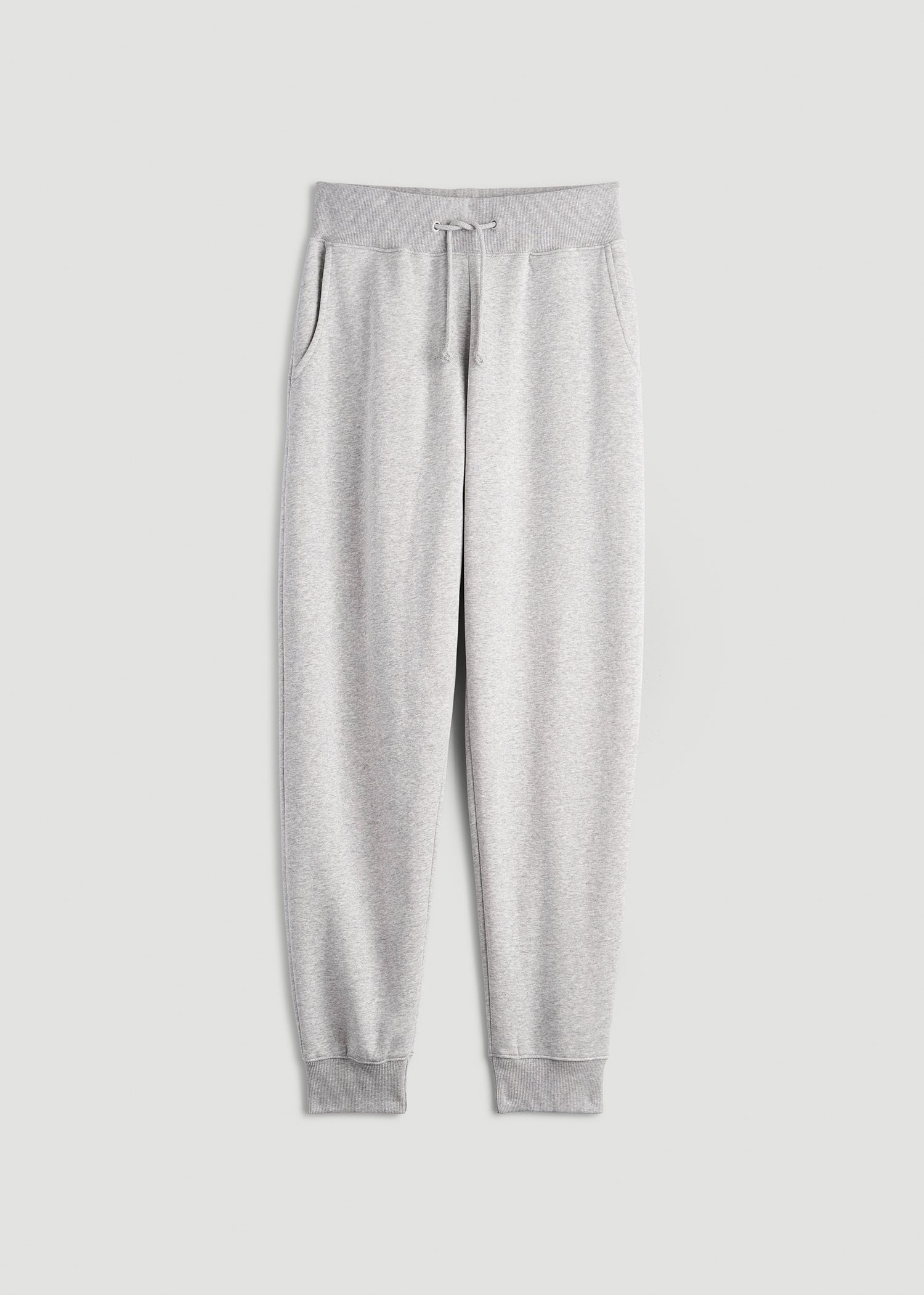 American Tall Women A.T. Basics Athletic Joggers for Tall Women in Grey Mix