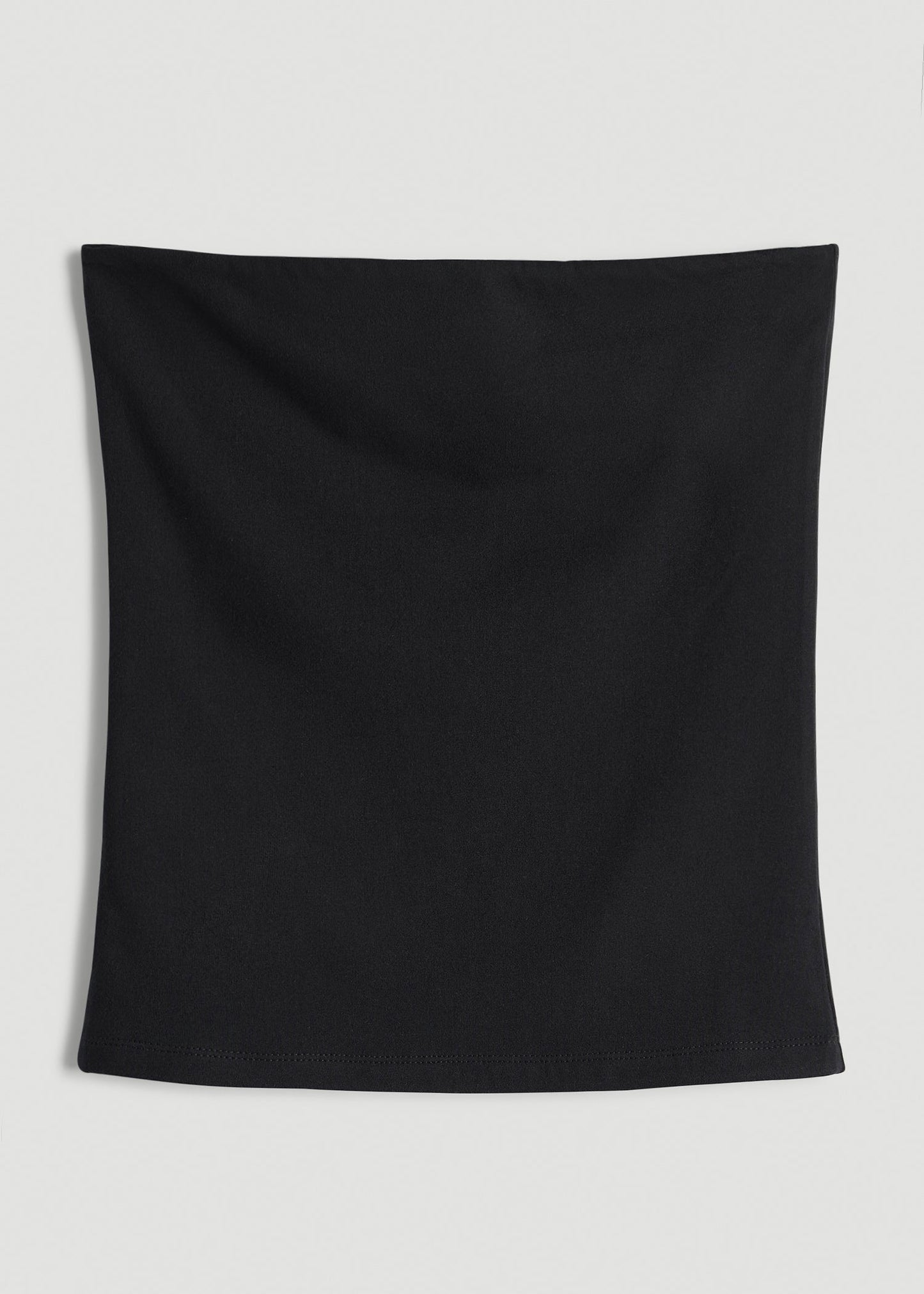 American Tall Women Cotton Tube Top for Tall Women in Black