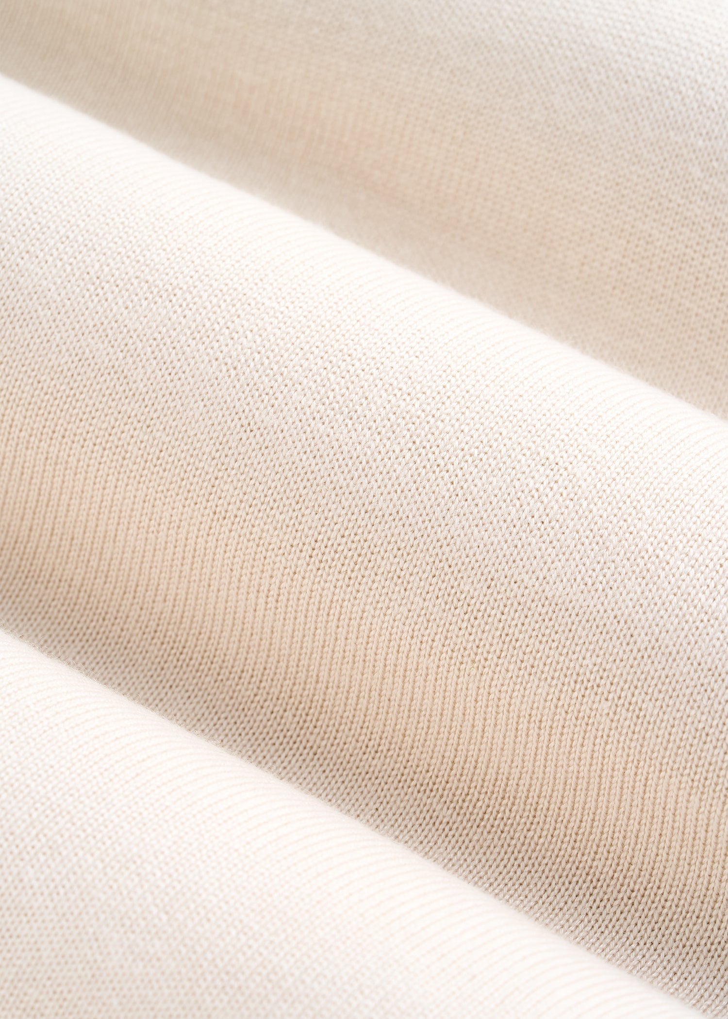 American Tall Women Linen Blend Knit Crewneck for Tall Women in White Sand