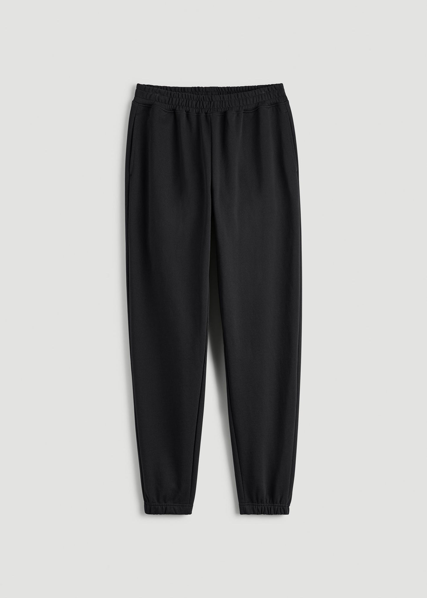 American Tall Women Wearever Oversized French Terry Joggers for Tall Women in Black