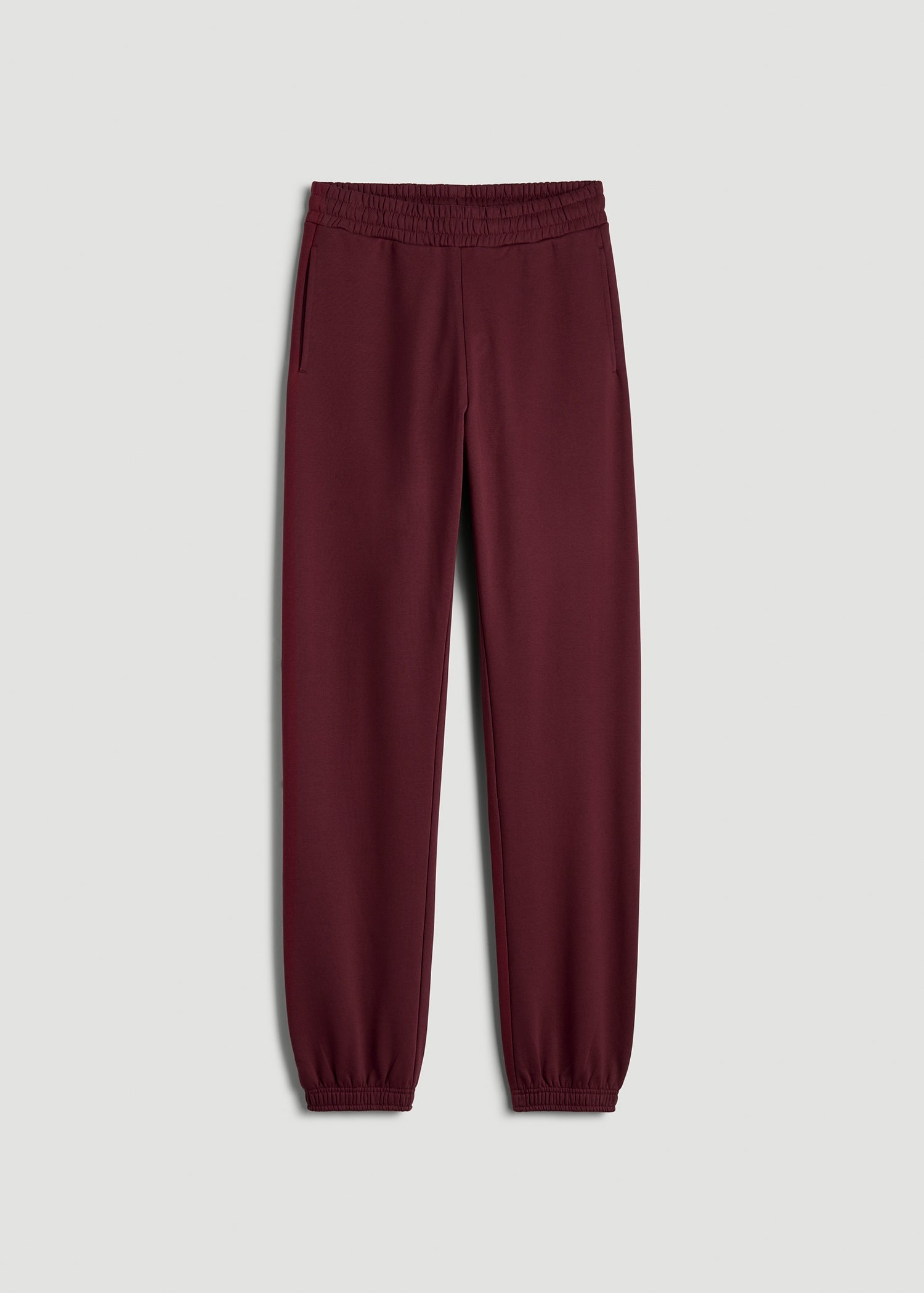 American Tall Women Wearever Fleece Relaxed Sweatpants for Tall Women in Tawny Port