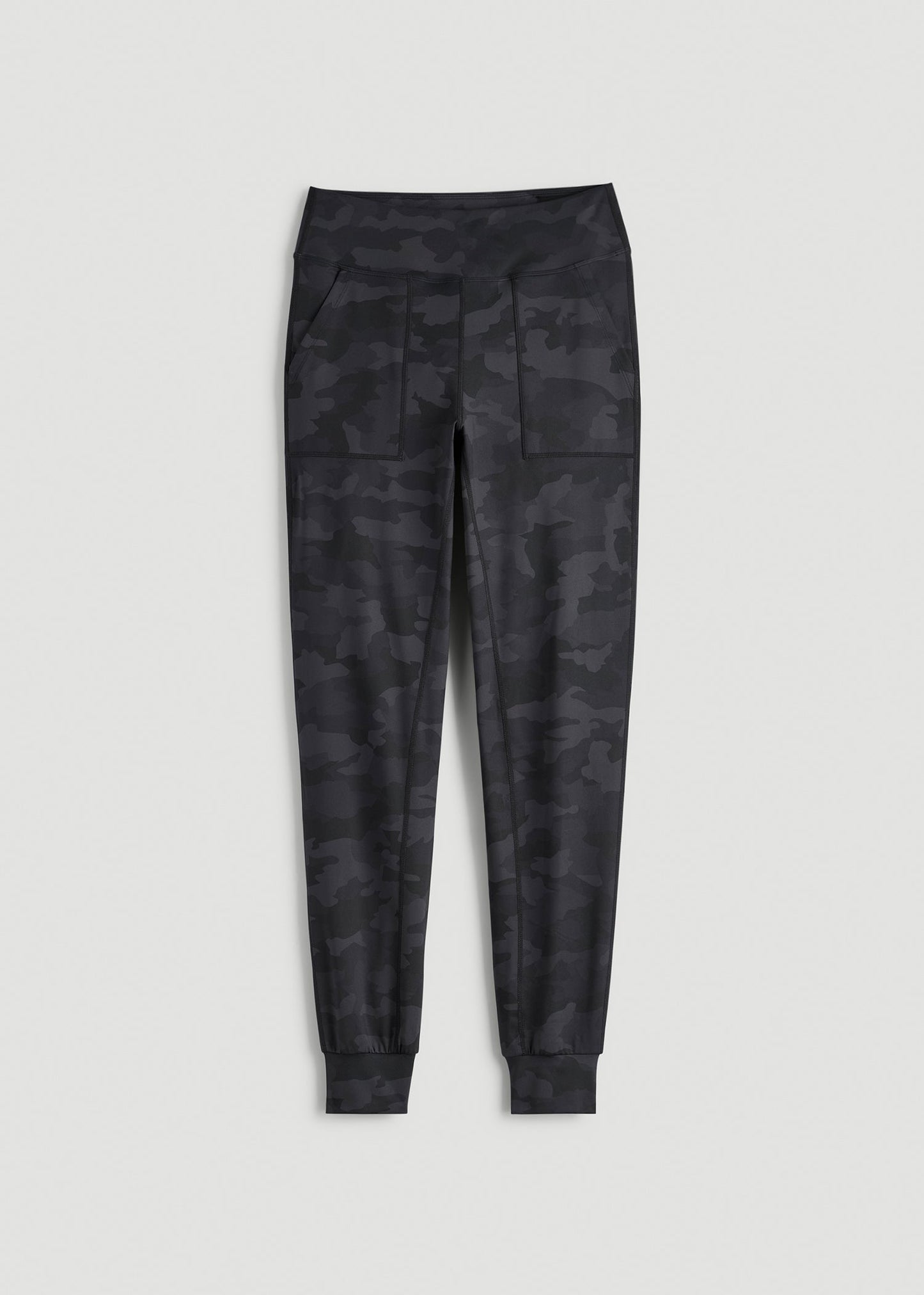 American Tall Women Balance Pocket Joggers for Tall Women in Grey Camo