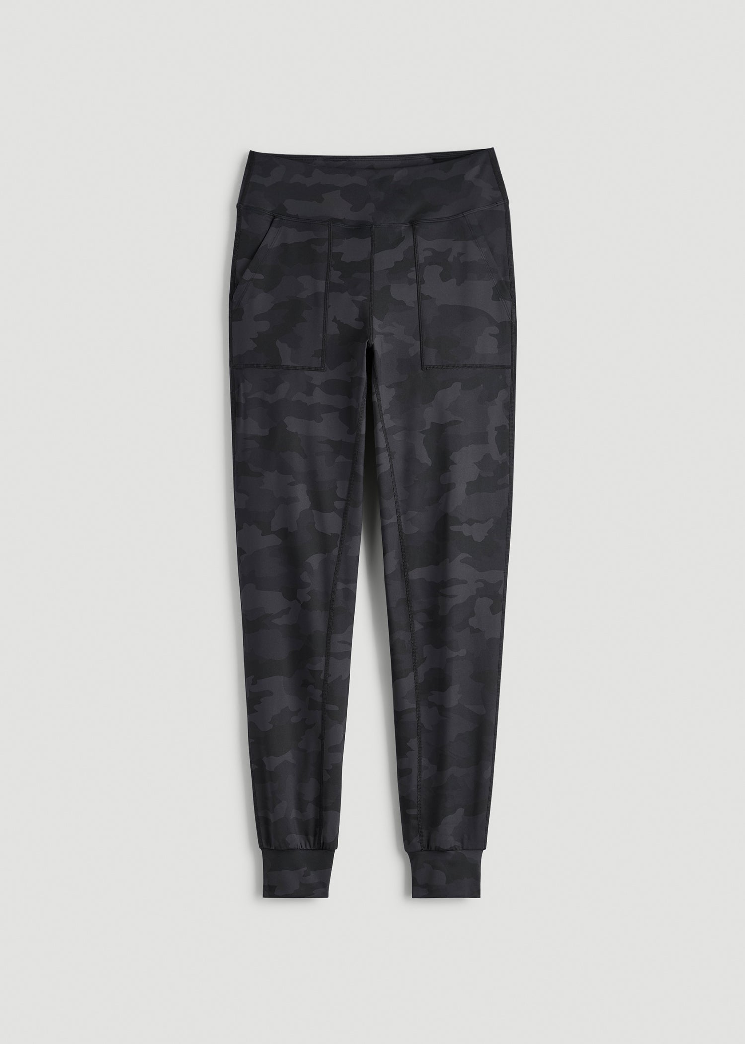 American Tall Women Balance Pocket Joggers for Tall Women in Grey Camo