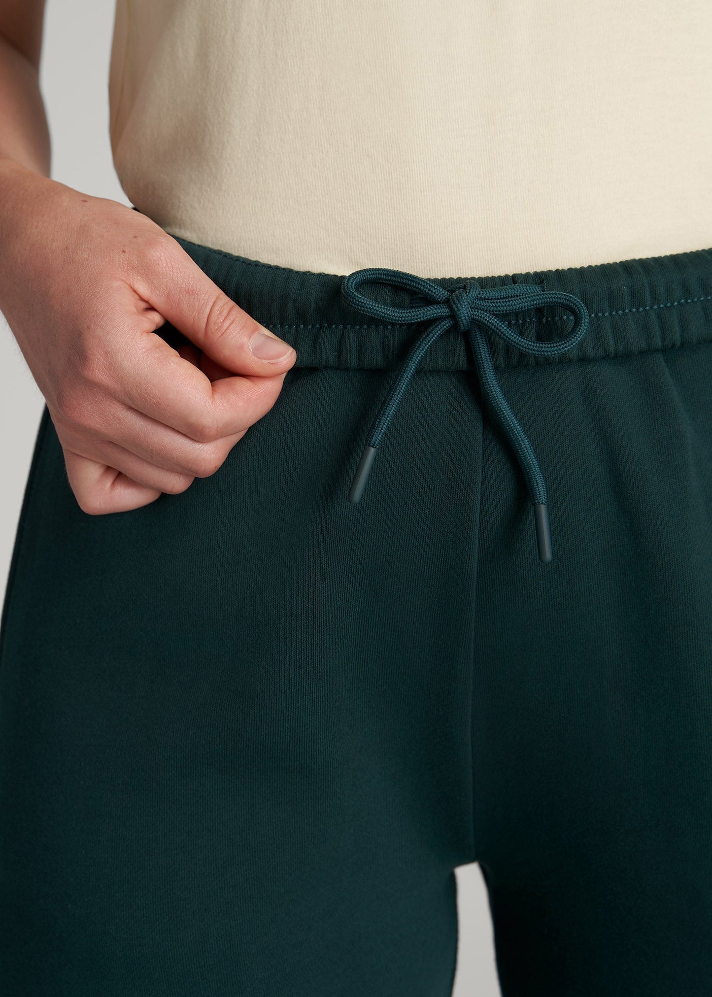 American Tall Women Wearever Fleece Relaxed Sweatpants for Tall Women in Emerald
