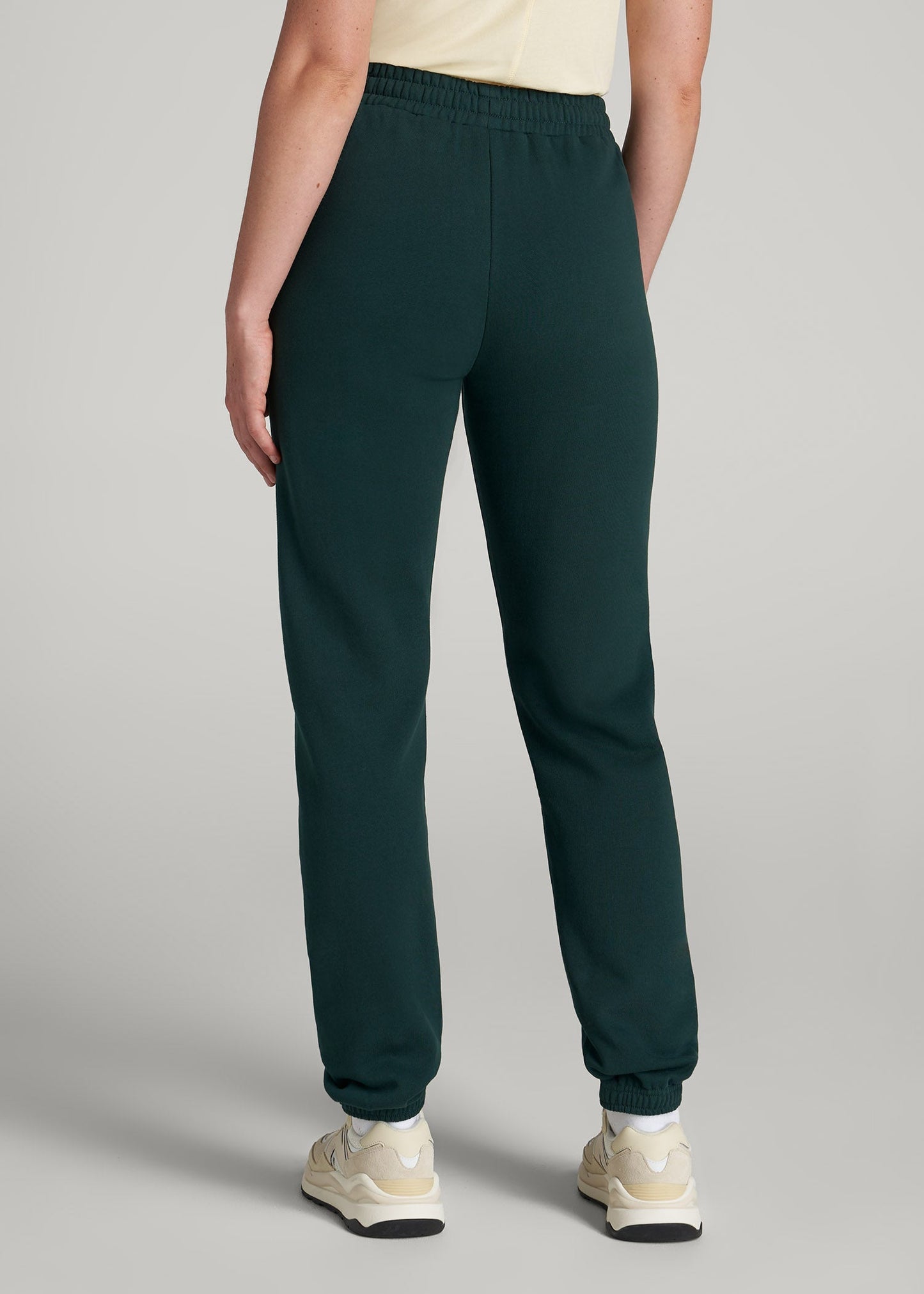 American Tall Women Wearever Fleece Relaxed Sweatpants for Tall Women in Emerald
