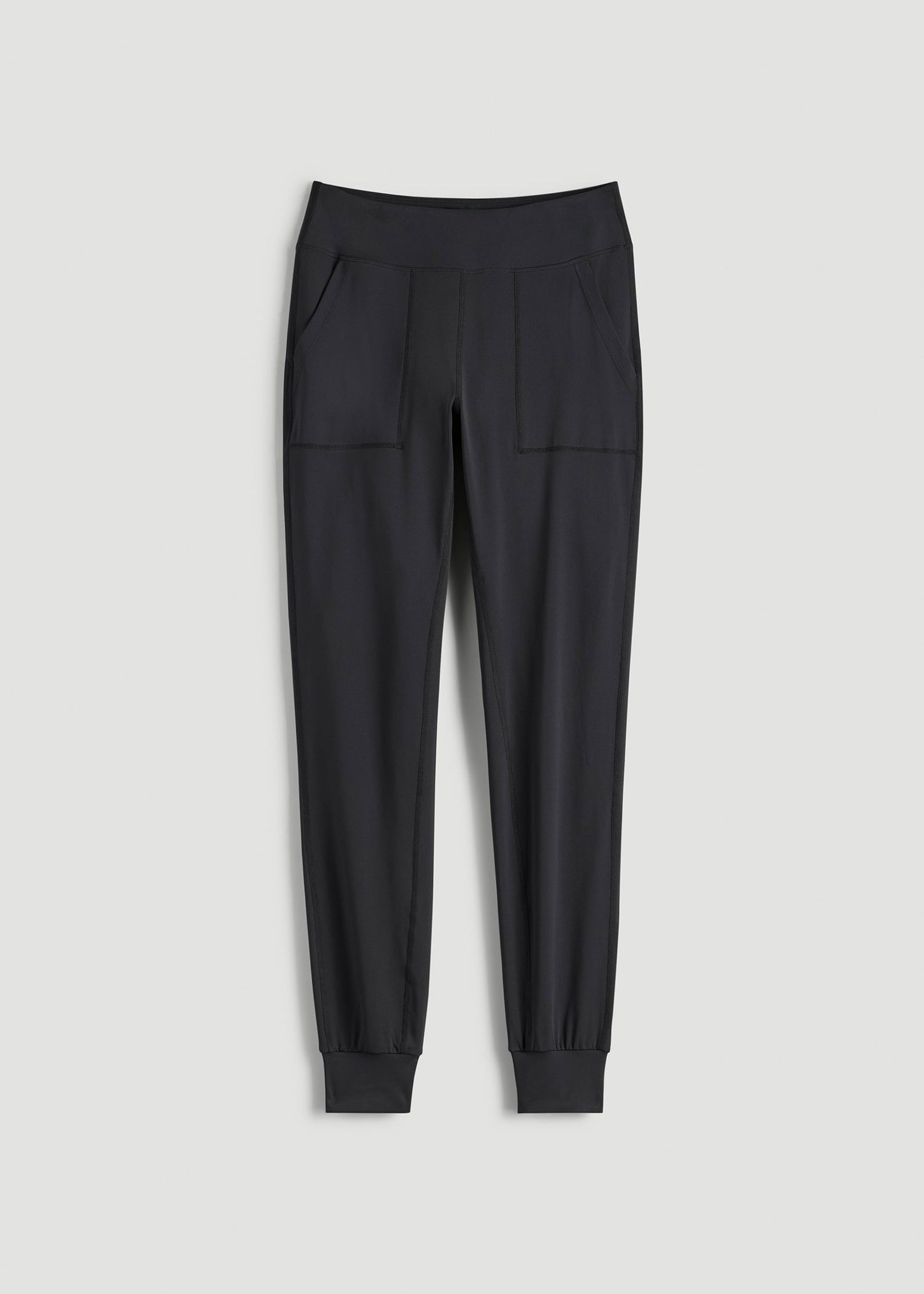 American Tall Women Balance Pocket Joggers for Tall Women in Black