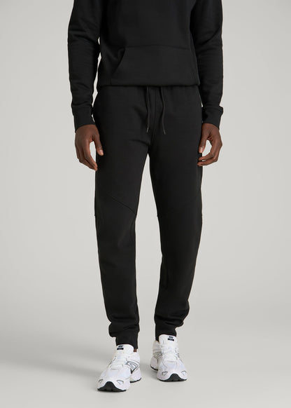 American Tall Men Core Motion Fleece Jogger for Tall Men in Black