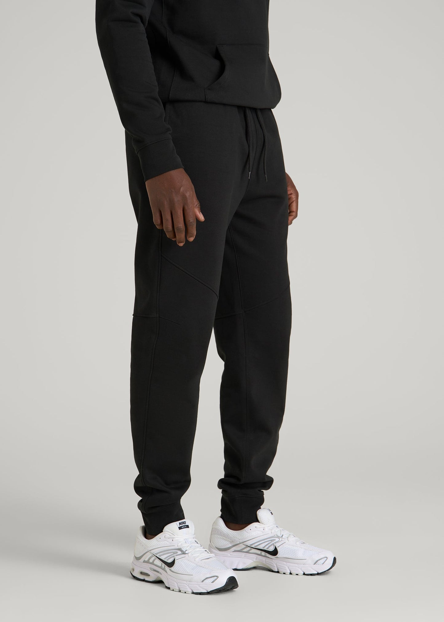 American Tall Men Core Motion Fleece Jogger for Tall Men in Black