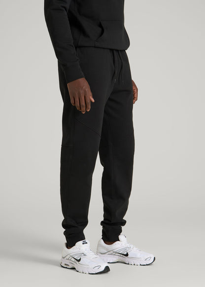 American Tall Men Core Motion Fleece Jogger for Tall Men in Black