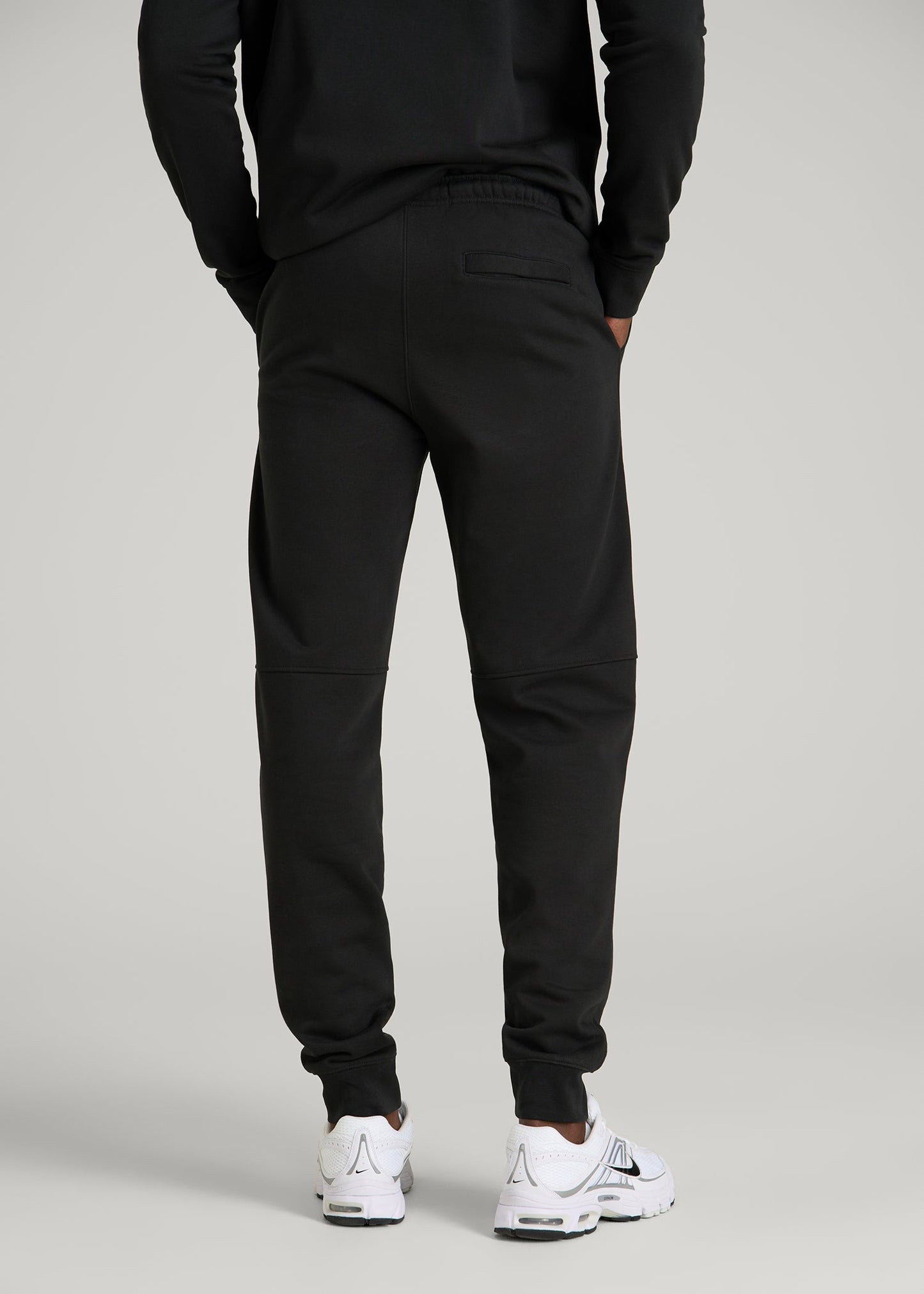 American Tall Men Core Motion Fleece Jogger for Tall Men in Black