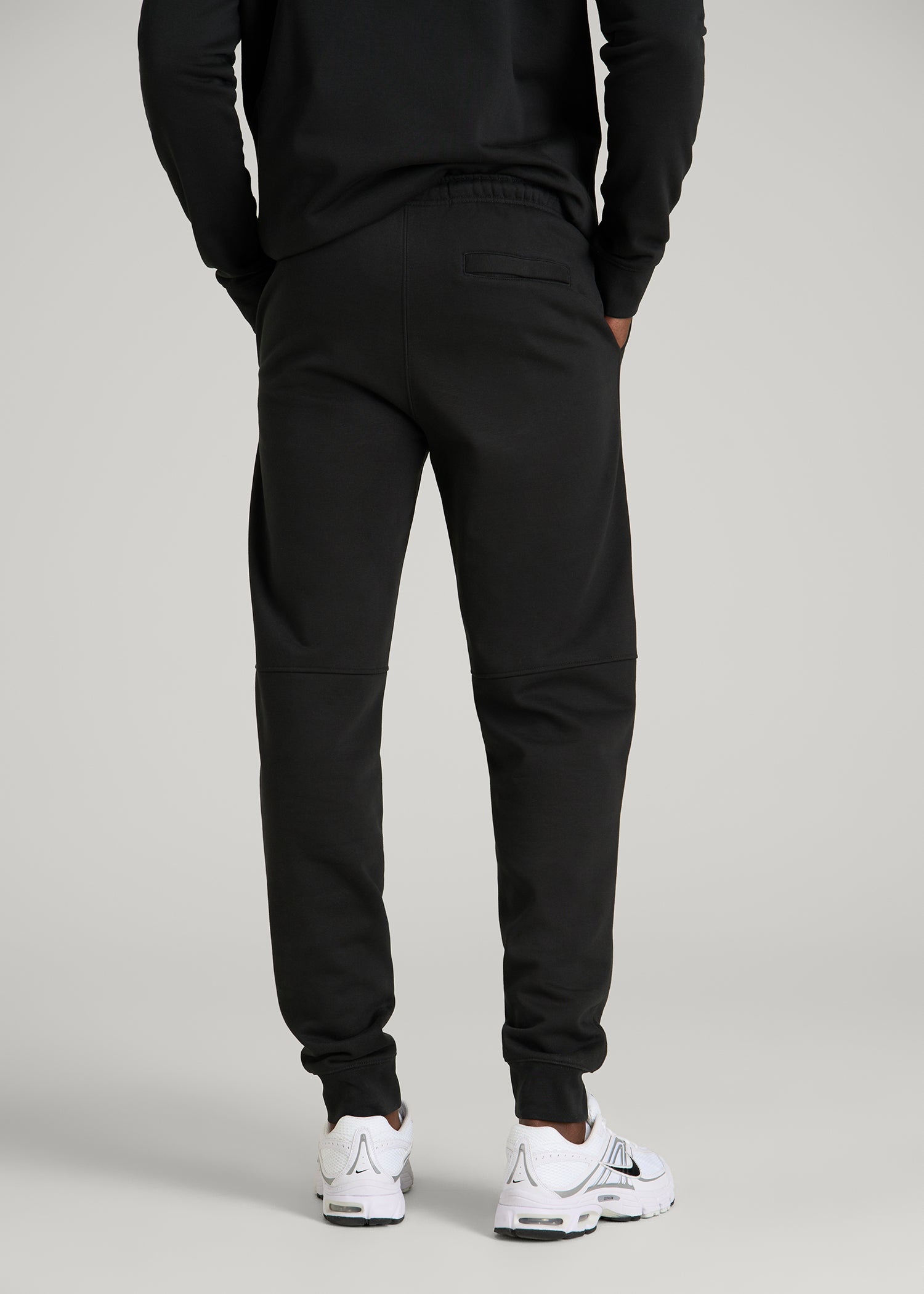 American Tall Men Core Motion Fleece Jogger for Tall Men in Black