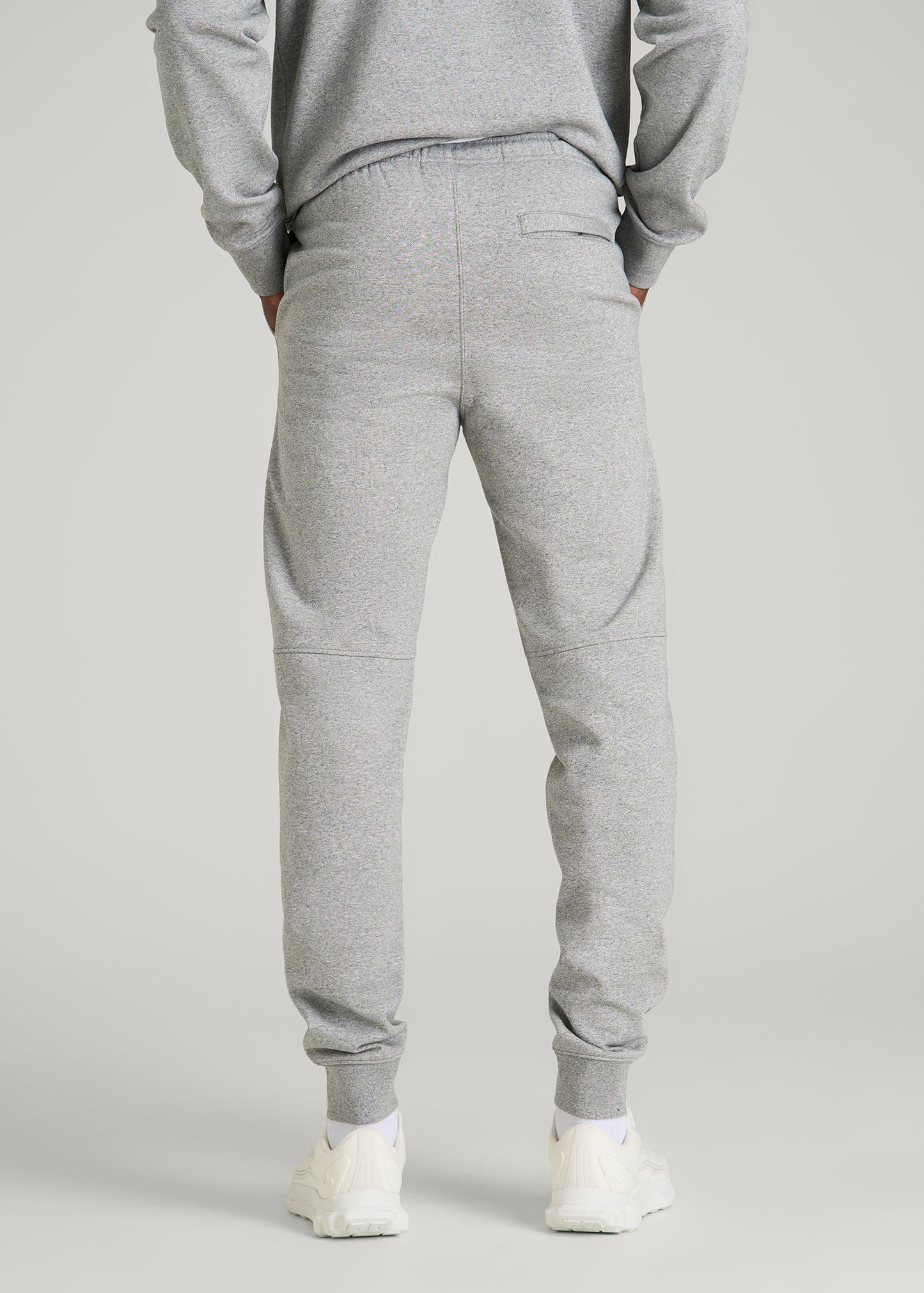 American Tall Men Core Motion Fleece Jogger for Tall Men in Heathered Grey