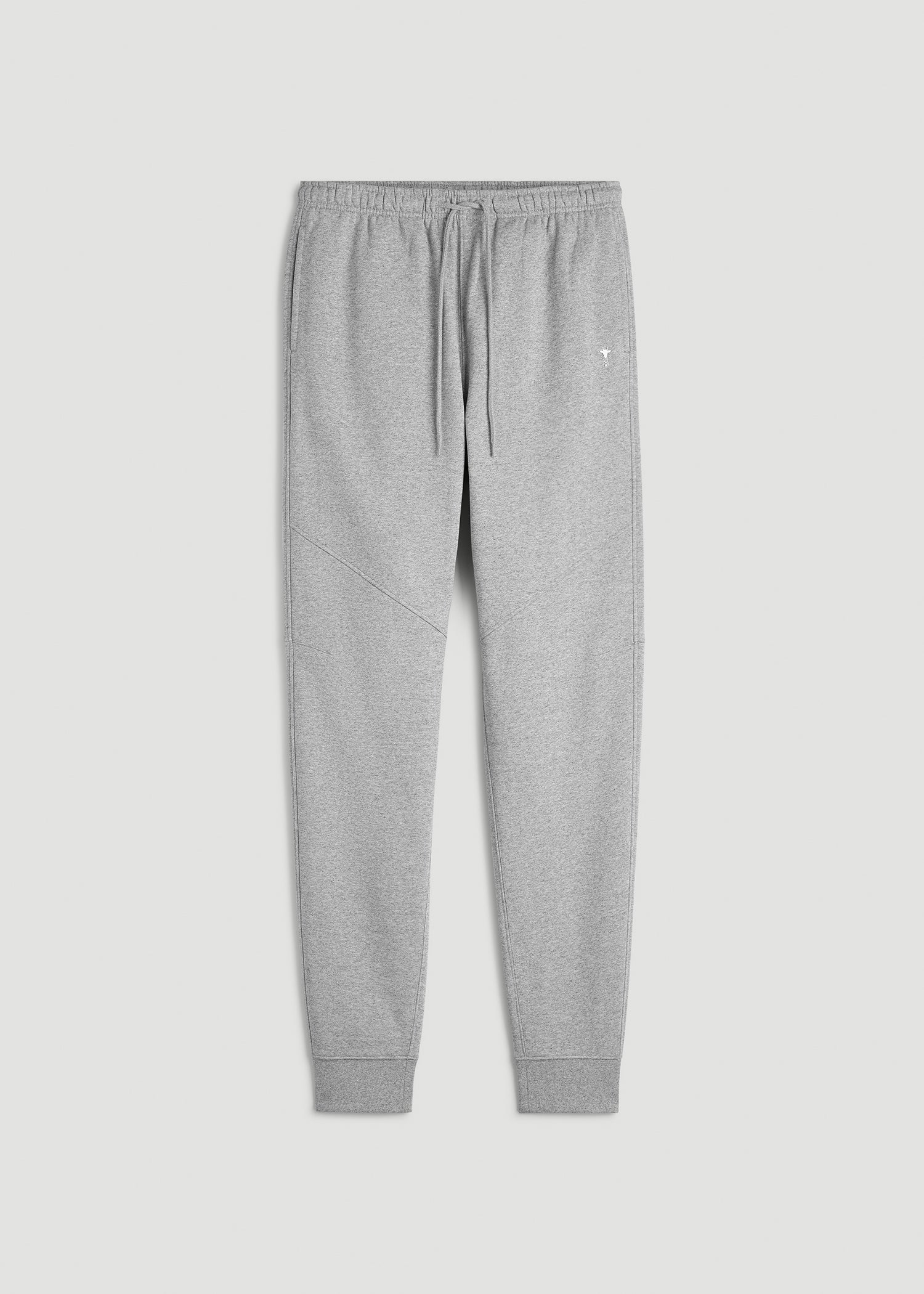 American Tall Men Core Motion Fleece Jogger for Tall Men in Heathered Grey