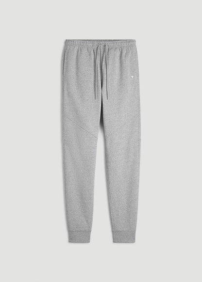 American Tall Men Core Motion Fleece Jogger for Tall Men in Heathered Grey