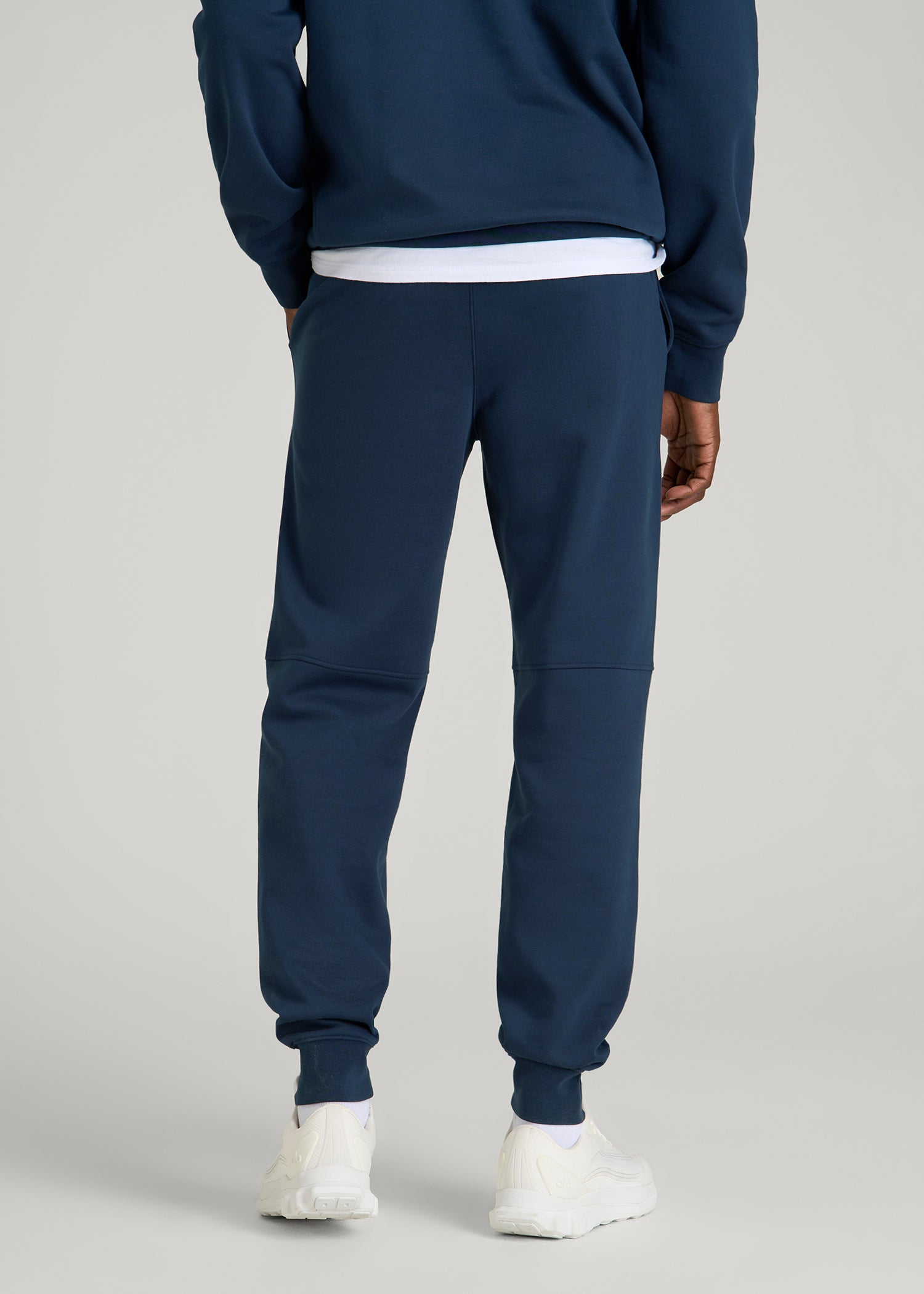 American Tall Men Core Motion Fleece Jogger for Tall Men in Navy Blue