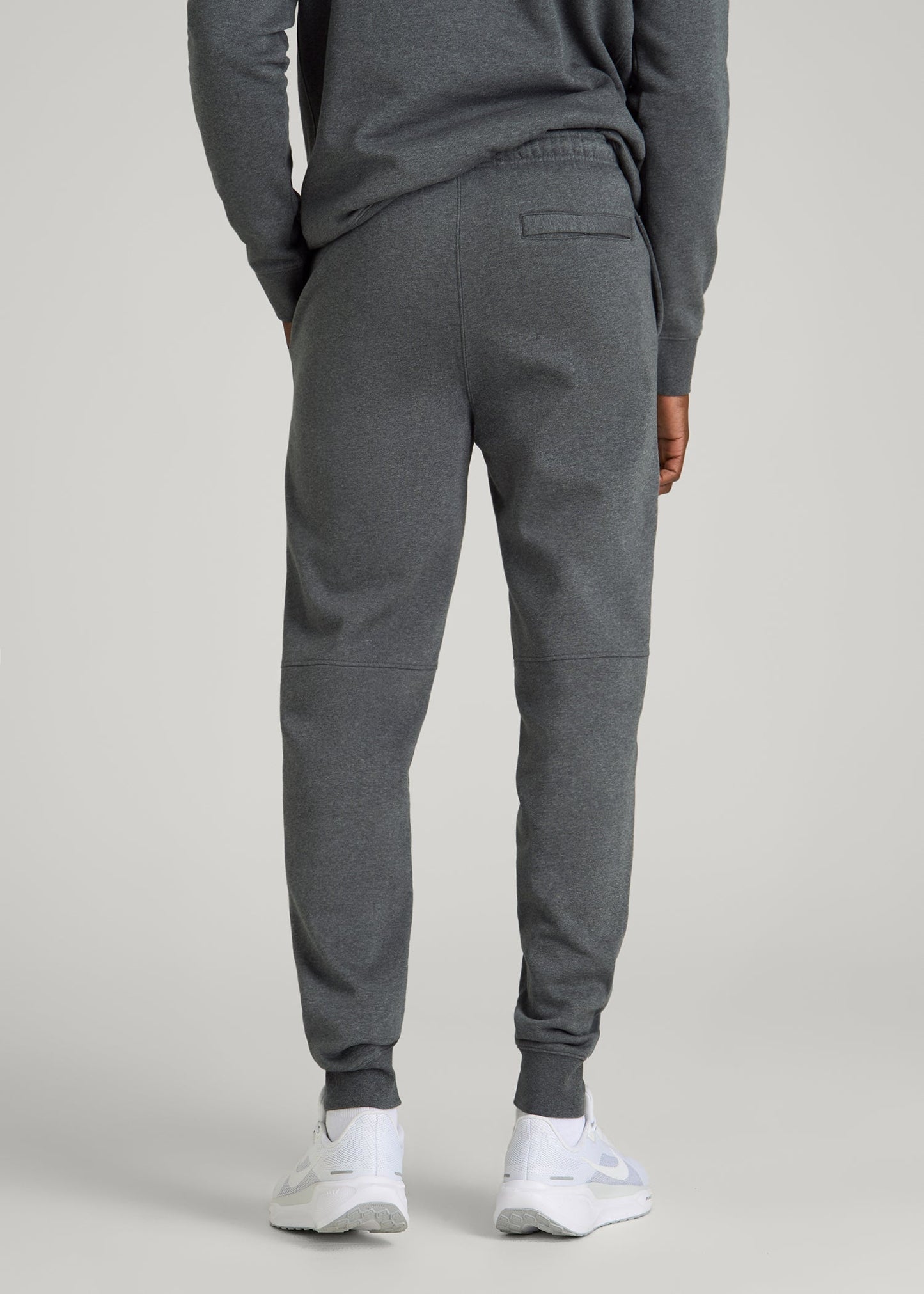 American Tall Men Core Motion Fleece Jogger for Tall Men in Charcoal Mix