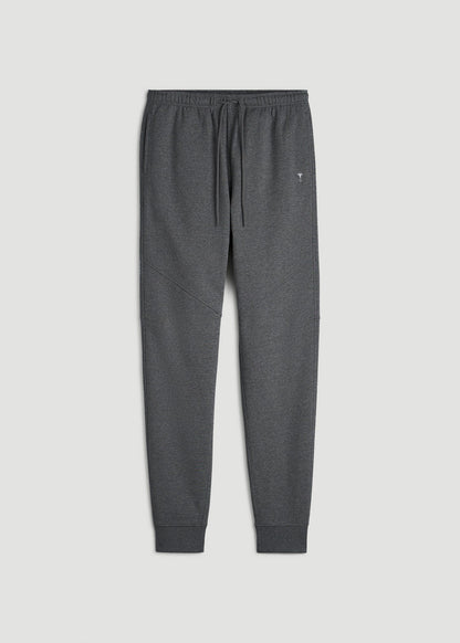 American Tall Men Core Motion Fleece Jogger for Tall Men in Charcoal Mix