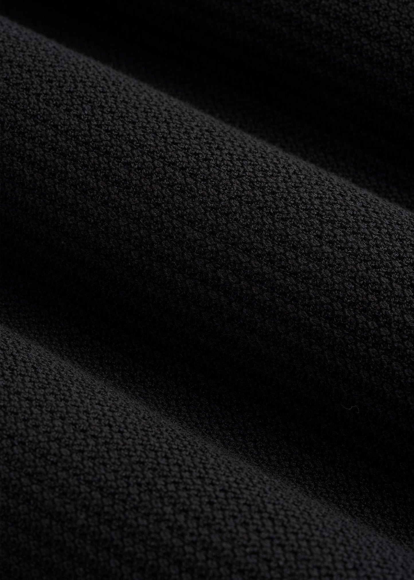 American Tall Men Braided Knit T-Shirt for Tall Men in Black