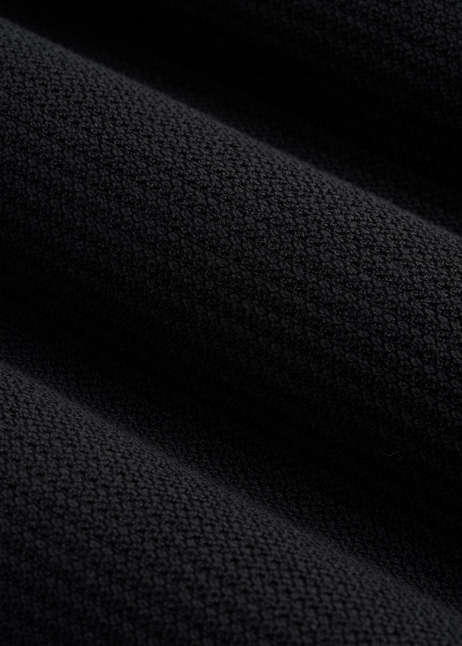 American Tall Men Braided Knit T-Shirt for Tall Men in Black
