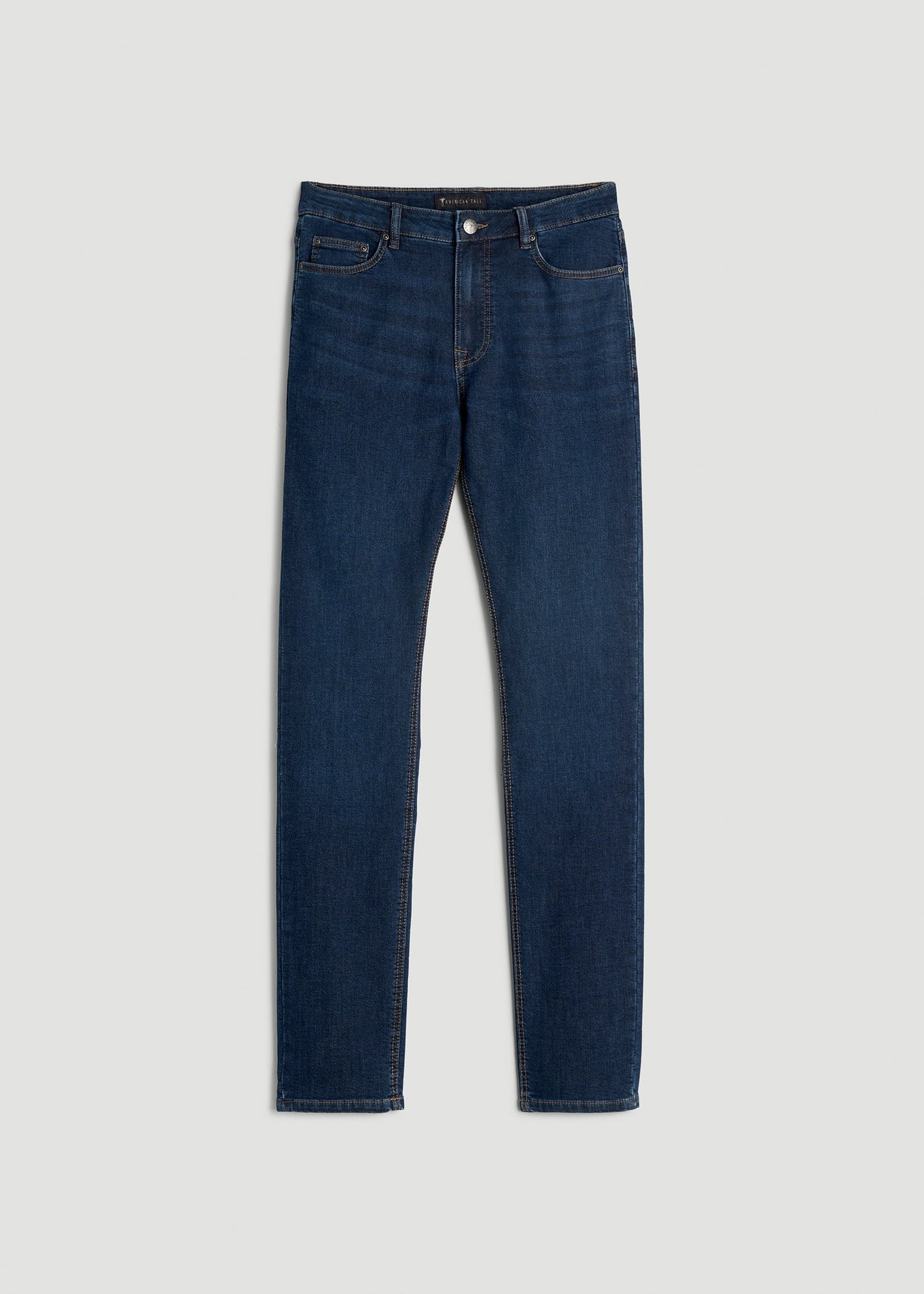 American Tall Men Dylan Slim Fit Fleeced Jeans for Tall Men in Colorado Blue Wash