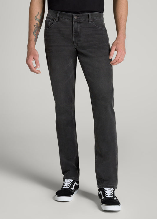 American Tall Men LJ&S TAPERED Jeans for Tall Men in Industrial Grey