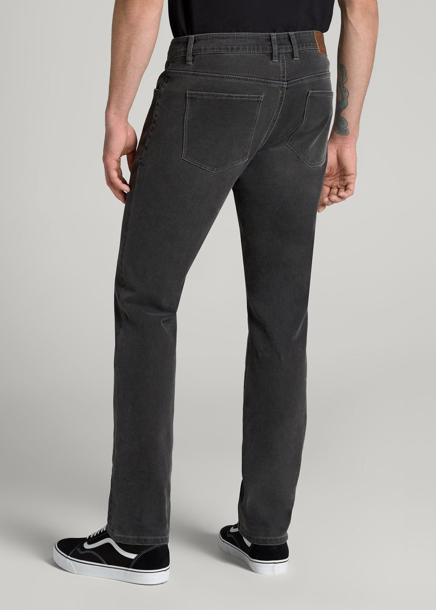 American Tall Men LJ&S TAPERED Jeans for Tall Men in Industrial Grey