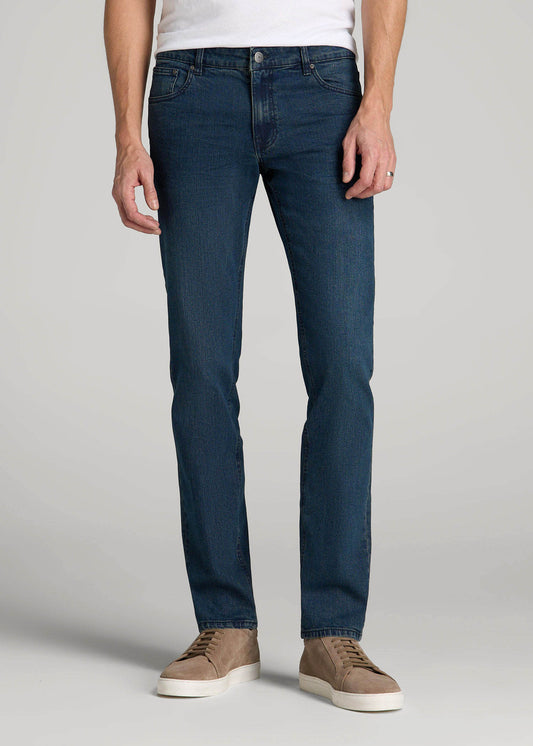 American Tall Men Carman TAPERED Jeans for Tall Men in Coastal Blue