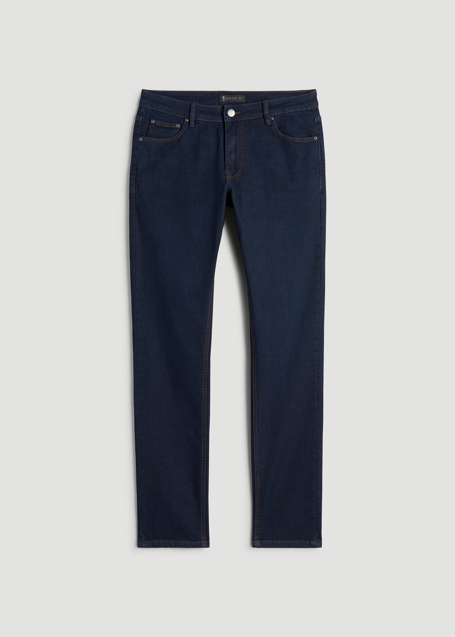 American Tall Men Carman TAPERED Fleeced Jeans for Tall Men in Rockies Blue