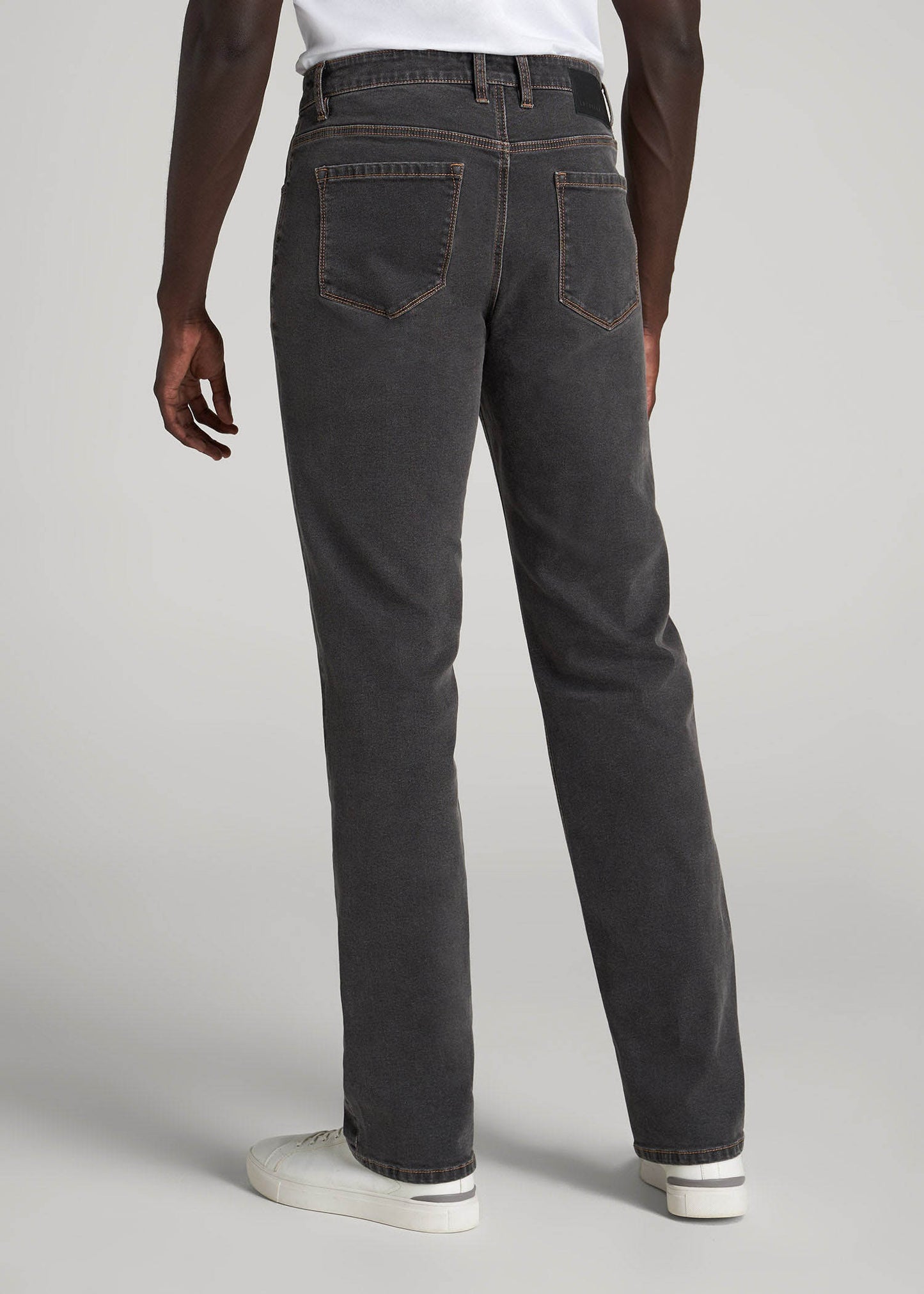American Tall Men J1 STRAIGHT LEG Jeans for Tall Men in Dark Grey Denim