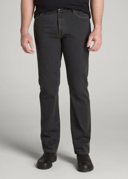 American Tall Men LJ&S STRAIGHT LEG Jeans for Tall Men in Vintage Black