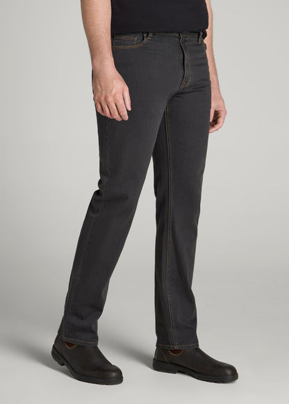 American Tall Men LJ&S STRAIGHT LEG Jeans for Tall Men in Vintage Black