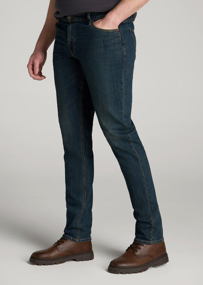 American Tall Men LJ&S TAPERED Jeans for Tall Men in Mechanic Blue