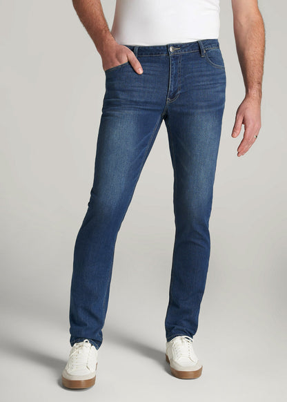 American Tall Men Carman TAPERED Jeans for Tall Men in Classic Blue