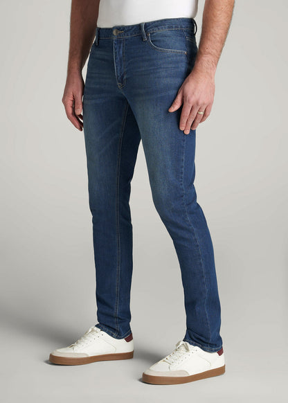 American Tall Men Carman TAPERED Jeans for Tall Men in Classic Blue