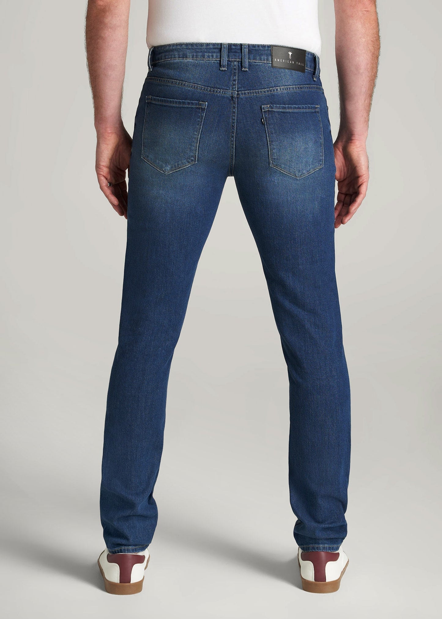 American Tall Men Carman TAPERED Jeans for Tall Men in Classic Blue