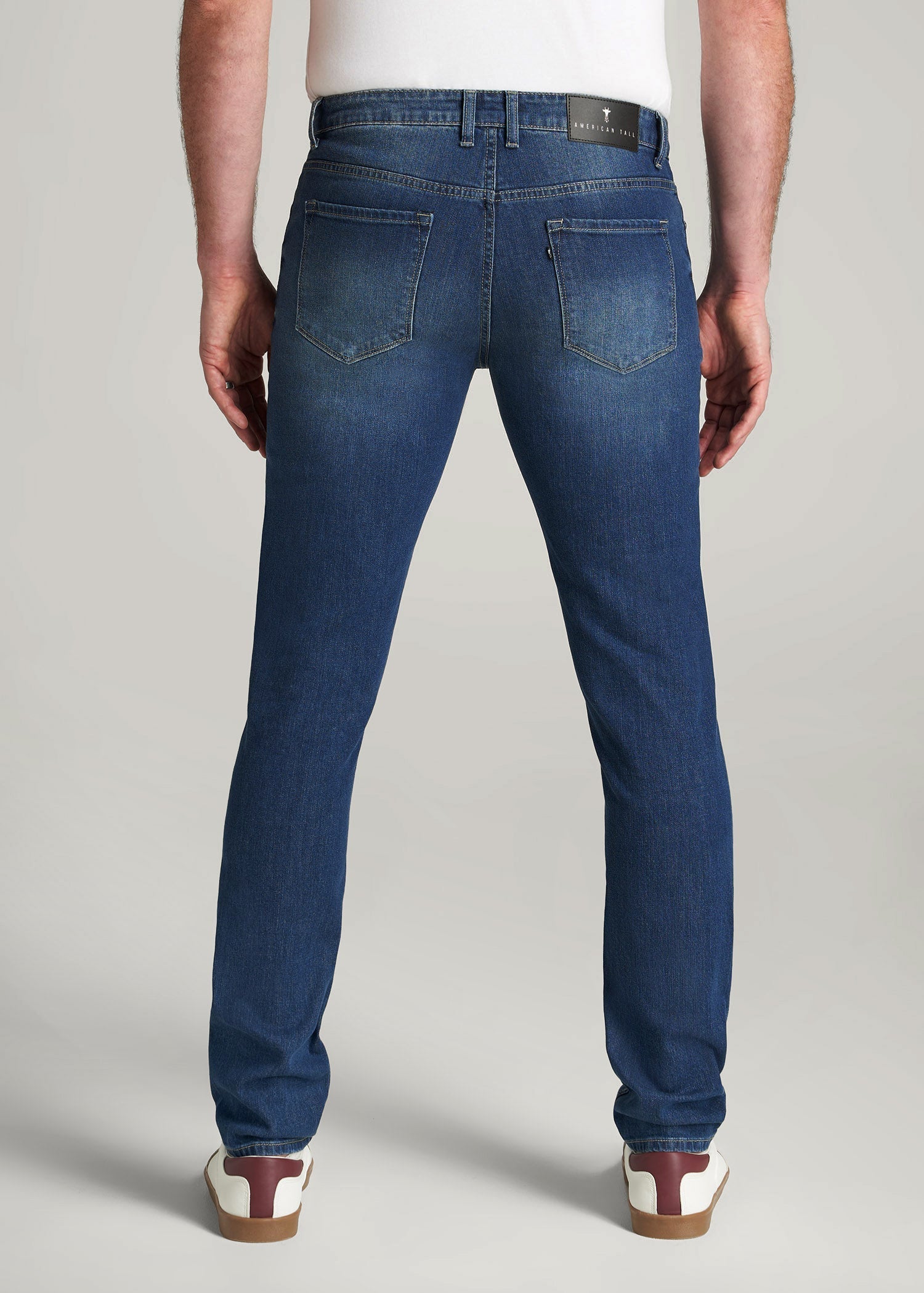 American Tall Men Carman TAPERED Jeans for Tall Men in Classic Blue
