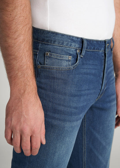 American Tall Men Carman TAPERED Jeans for Tall Men in Classic Blue