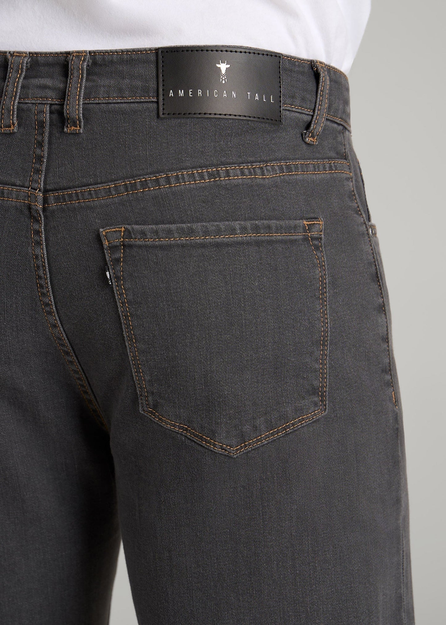 American Tall Men J1 STRAIGHT LEG Jeans for Tall Men in Grey