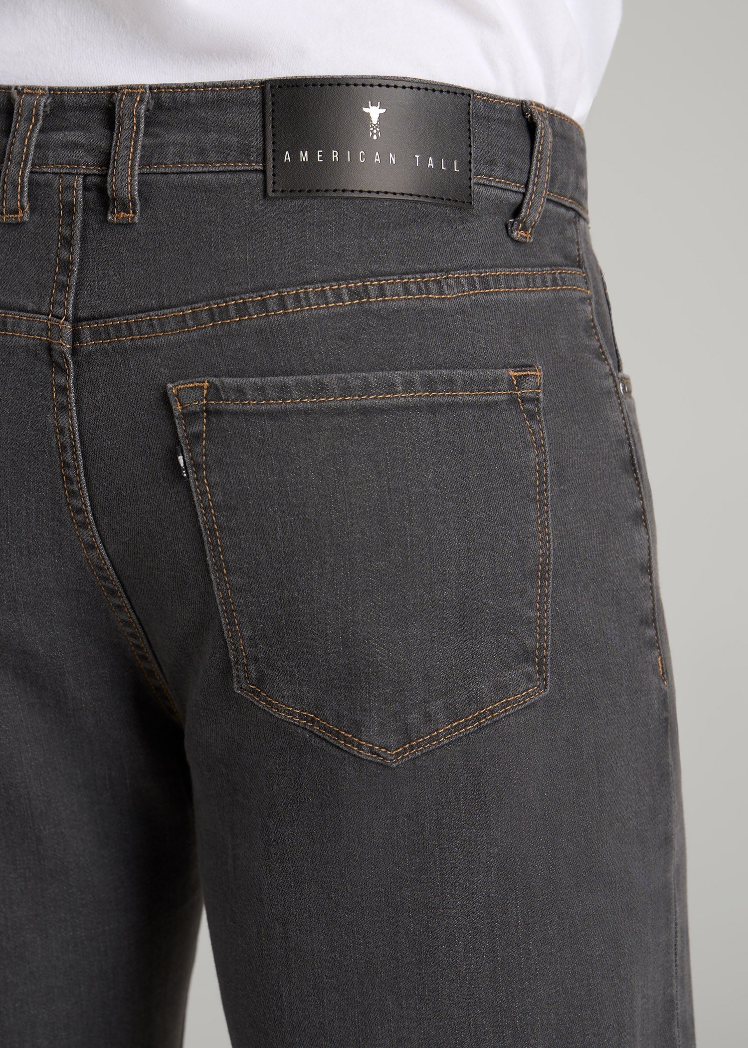 American Tall Men J1 STRAIGHT LEG Jeans for Tall Men in Grey