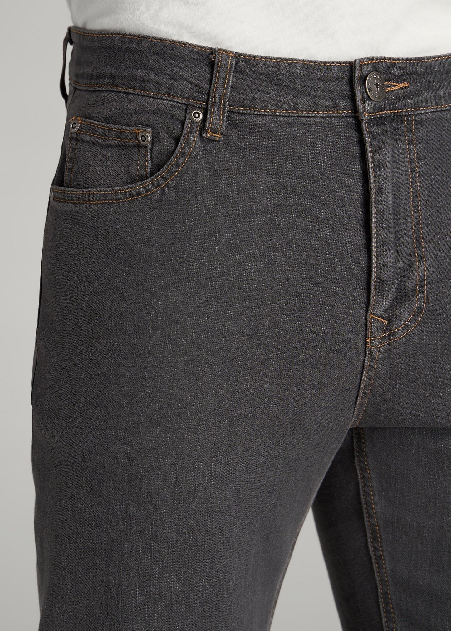 American Tall Men J1 STRAIGHT LEG Jeans for Tall Men in Grey