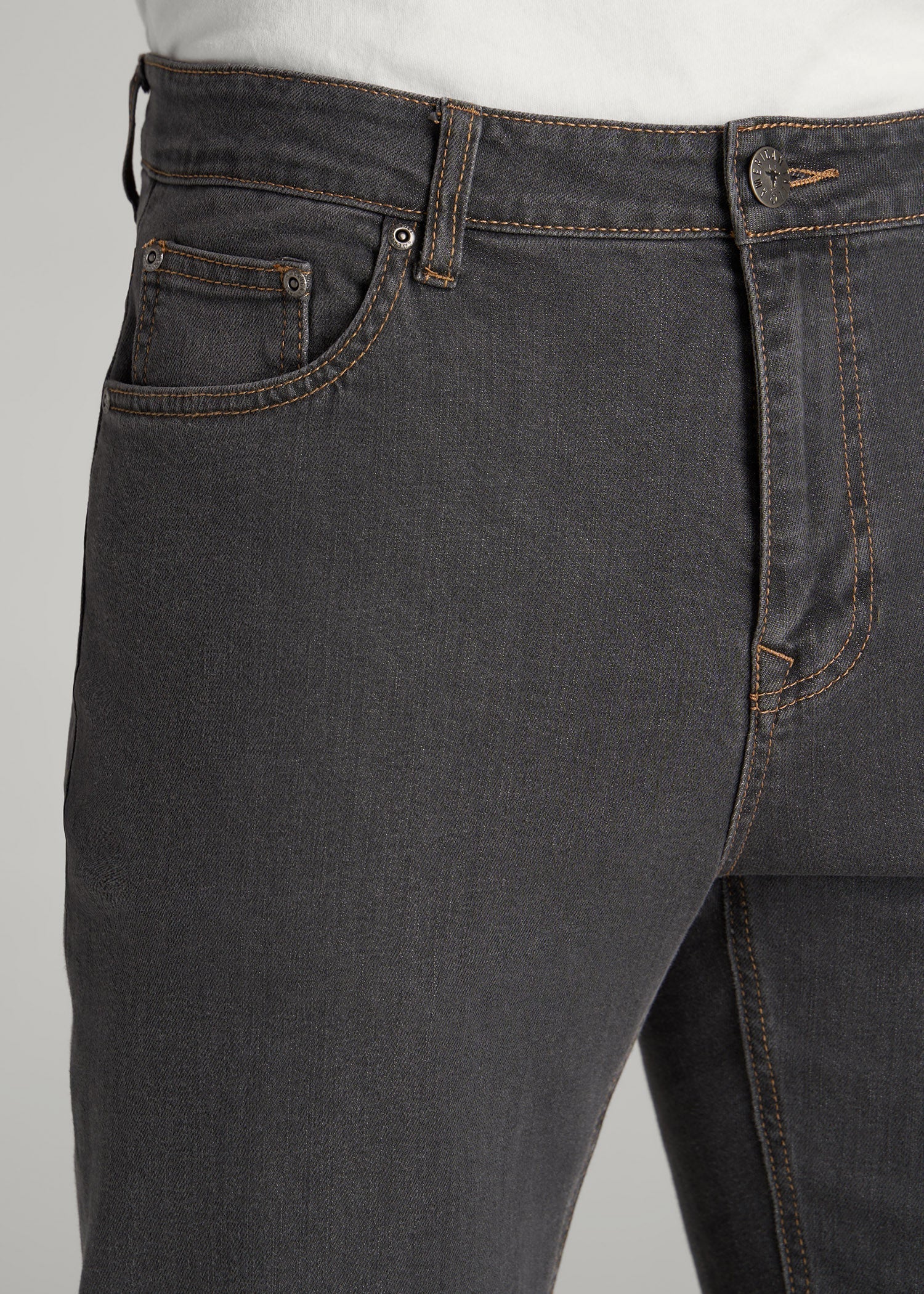 American Tall Men J1 STRAIGHT LEG Jeans for Tall Men in Grey