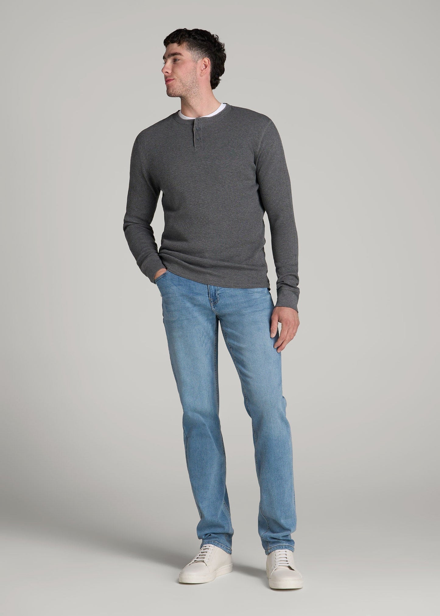 American Tall Men J1 STRAIGHT LEG Jeans for Tall Men in New Fade
